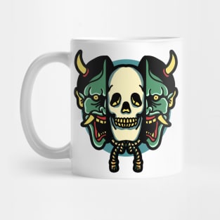 skull in oni Mug